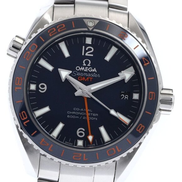 OMEGA Seamaster Planet Ocean Good Planet GMT date Automatic Men's Watch_886792 - Picture 1 of 7